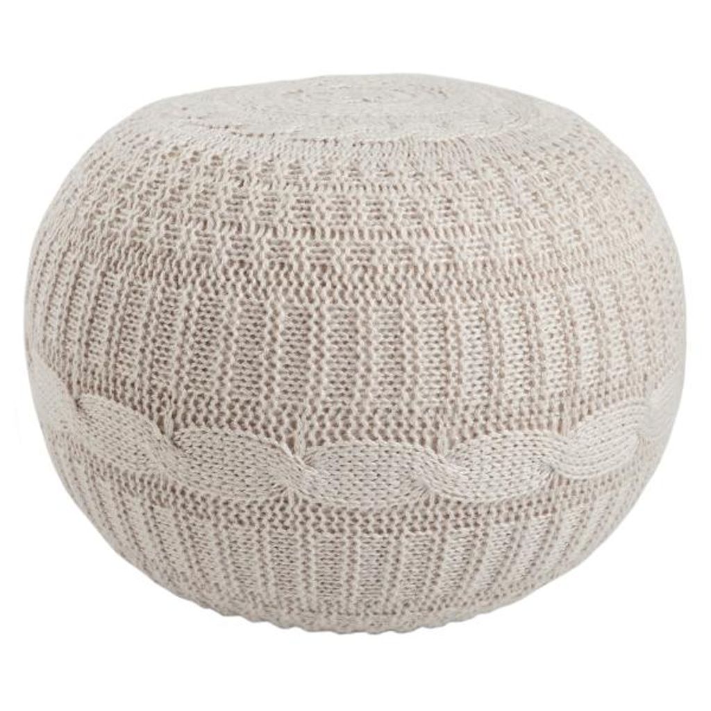 Preview image for Loretta Pouf, Cream