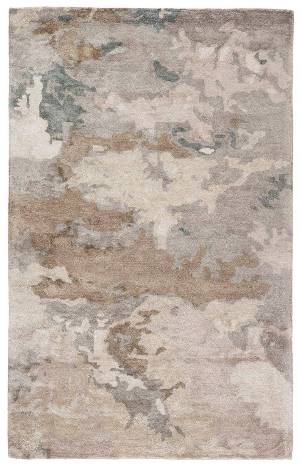 Preview image for Jaipur Living Glacier Handmade Abstract Light Gray/ Taupe Area Rug (8'X10')