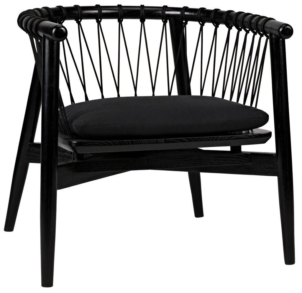 Hector Chair, Charcoal Black