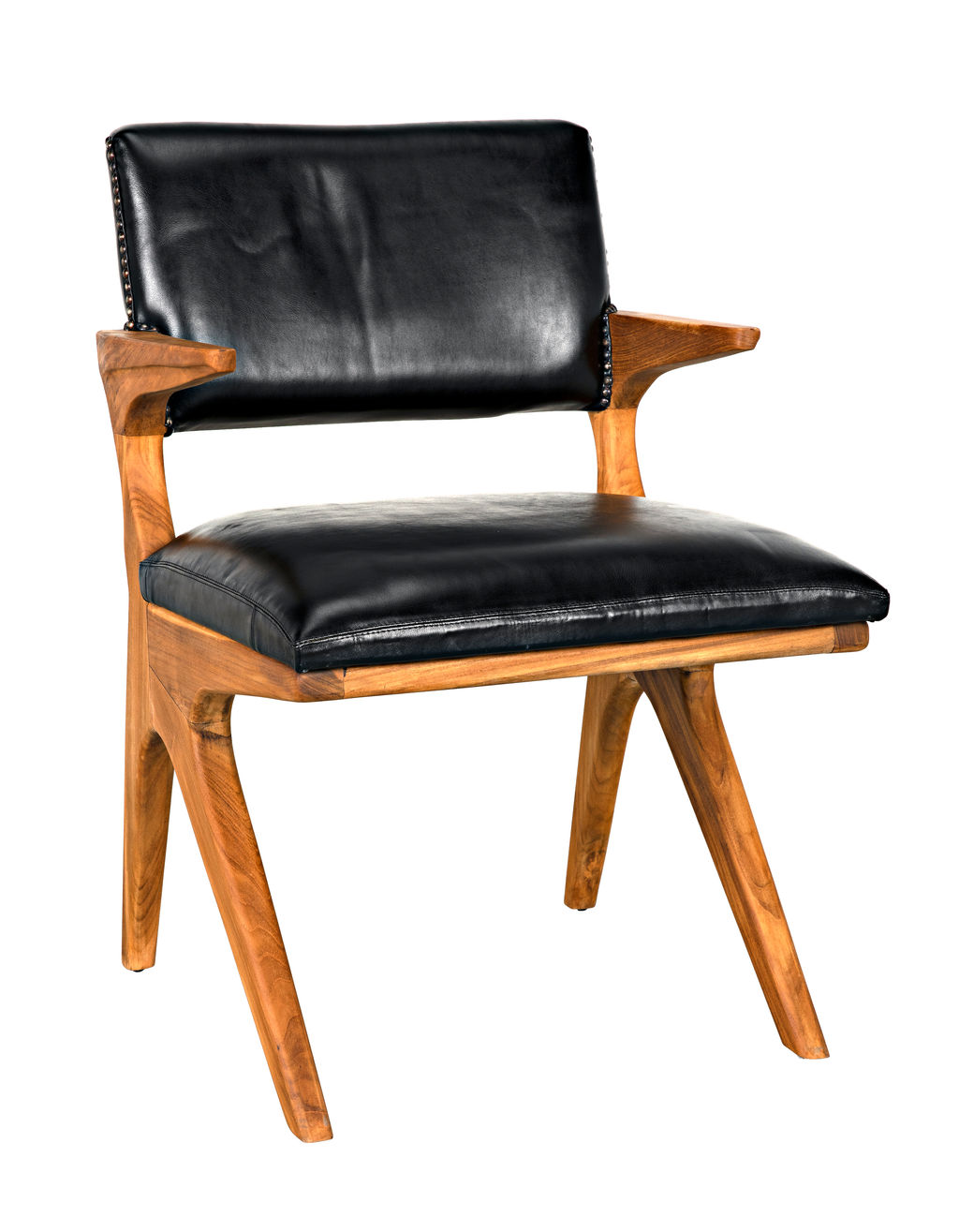 Preview image for Dolores Chair, Teak With Leather