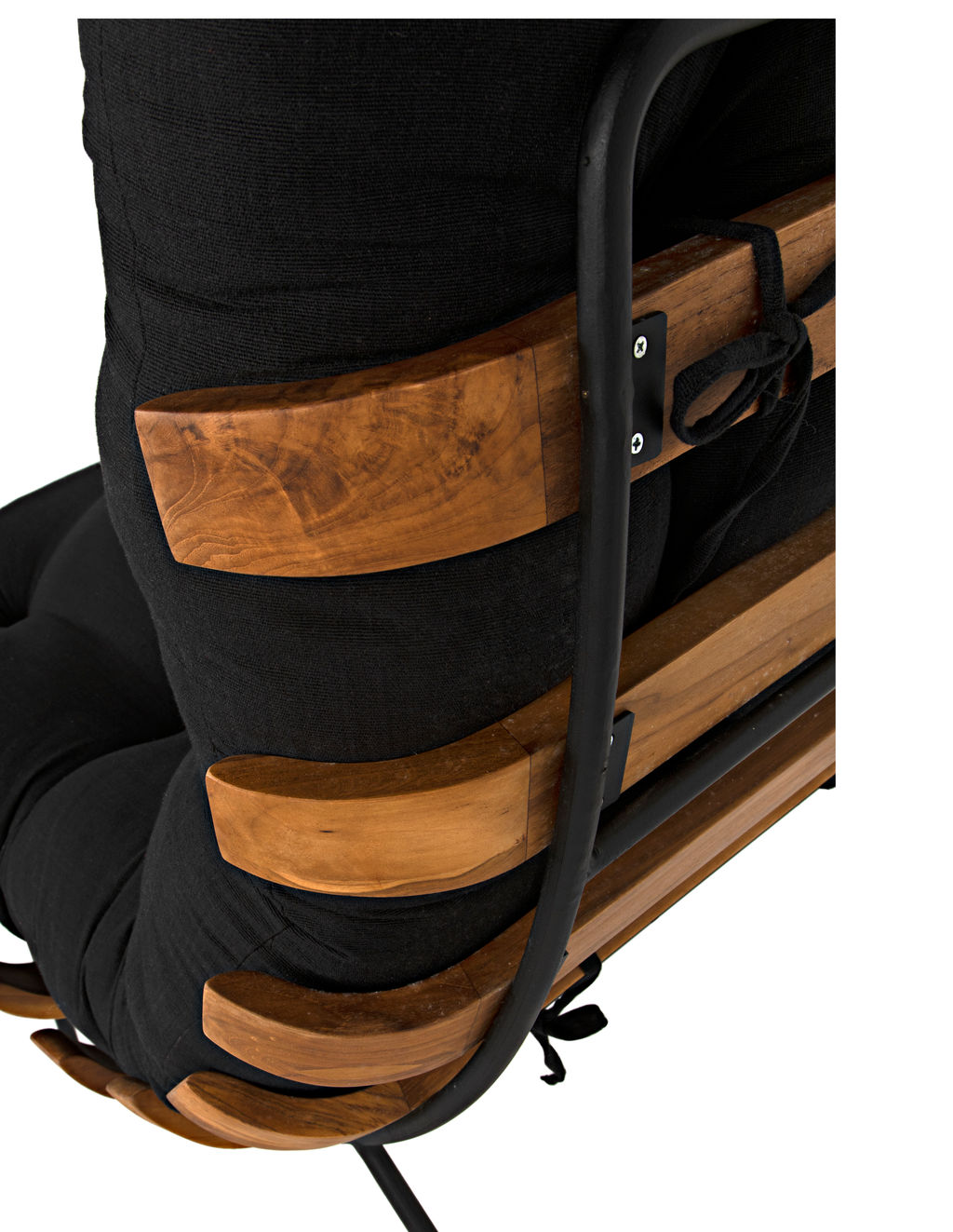 Hanzo Chair With Steel Legs, Teak