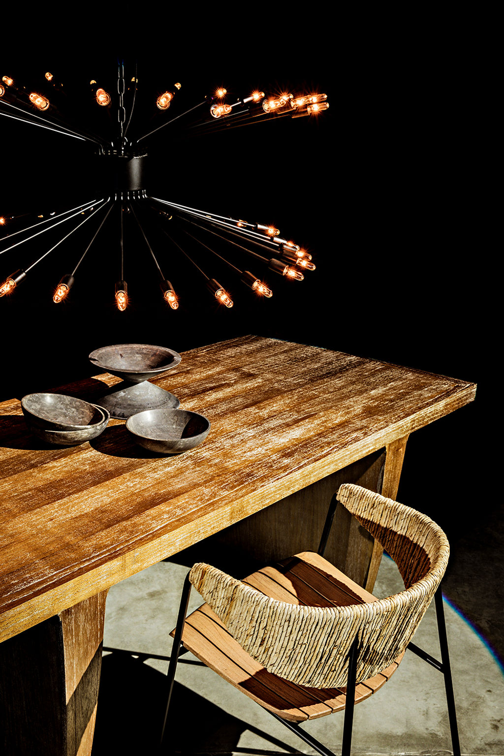 Handcrafted Chair, Wood and Sea Grass
