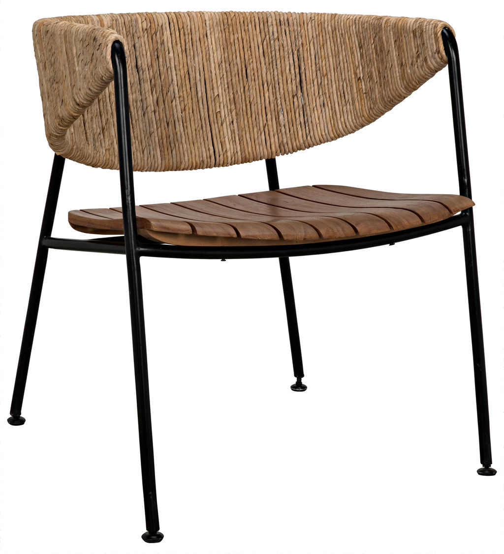 Handcrafted Chair, Wood and Sea Grass