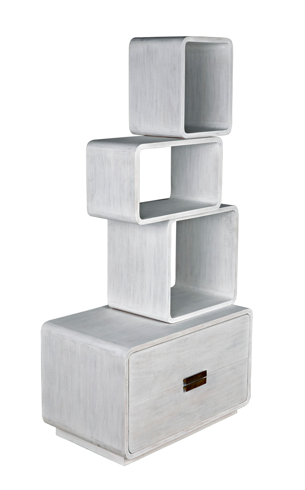 Belini Bookcase, White Wash