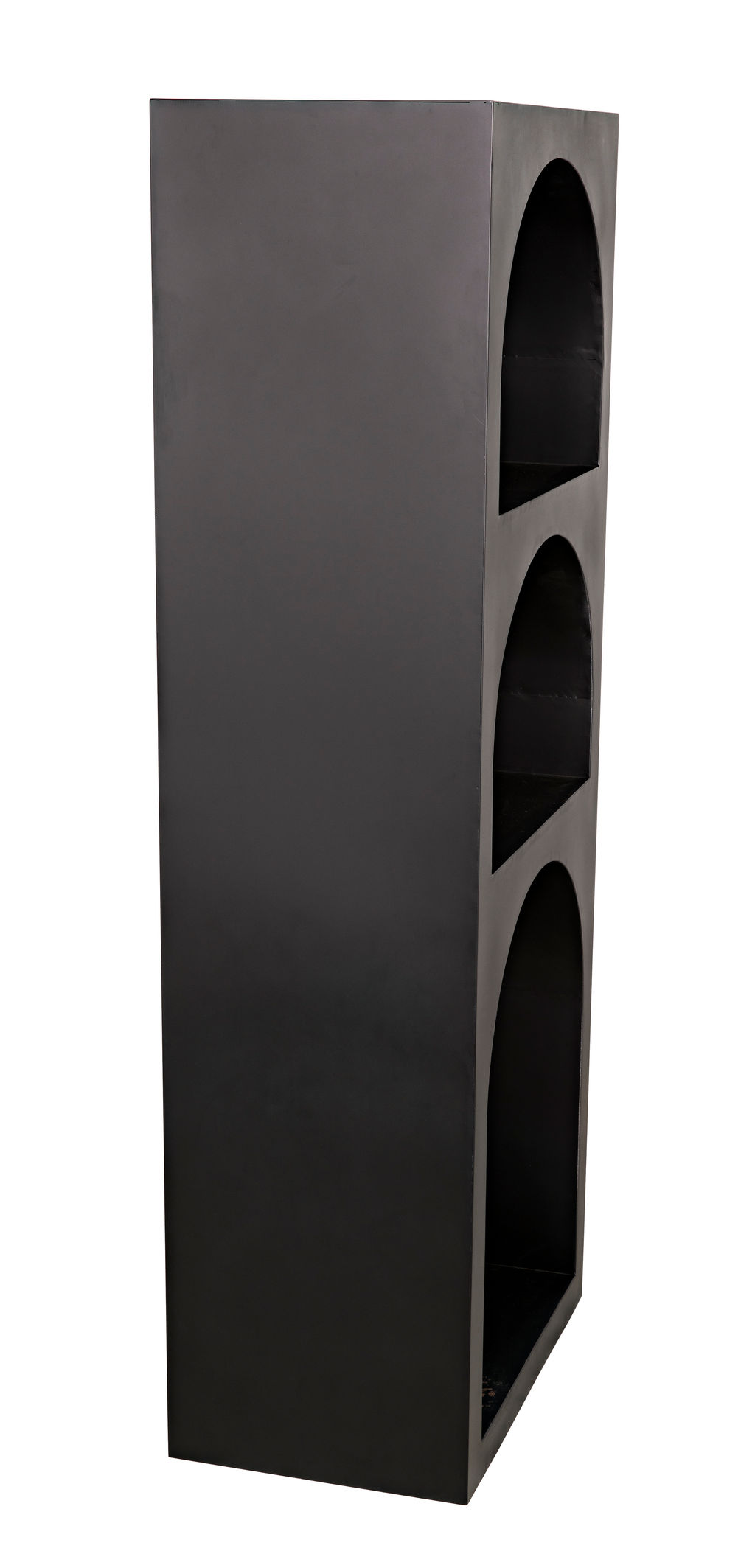 Aqueduct Bookcase, A, Black Metal