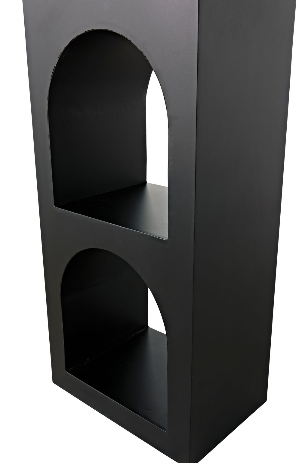 Aqueduct Bookcase, C, Black Metal
