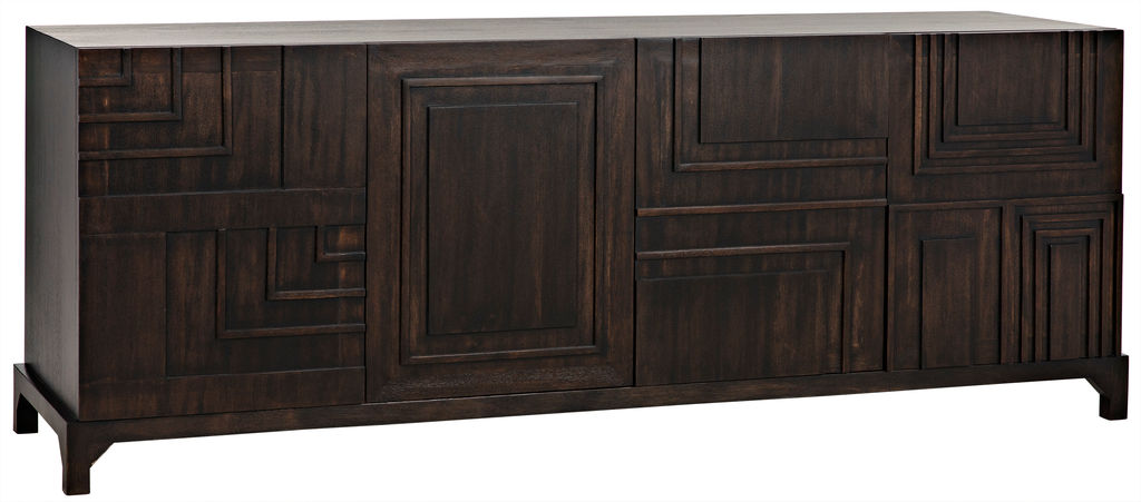 Modern Sideboard, Ebony Walnut