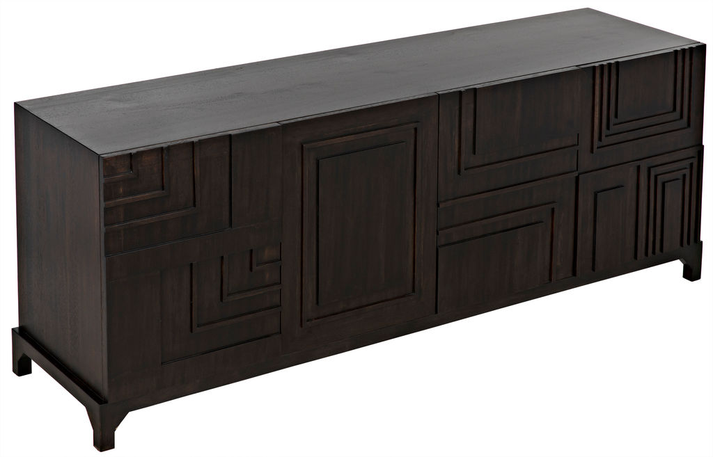 Modern Sideboard, Ebony Walnut