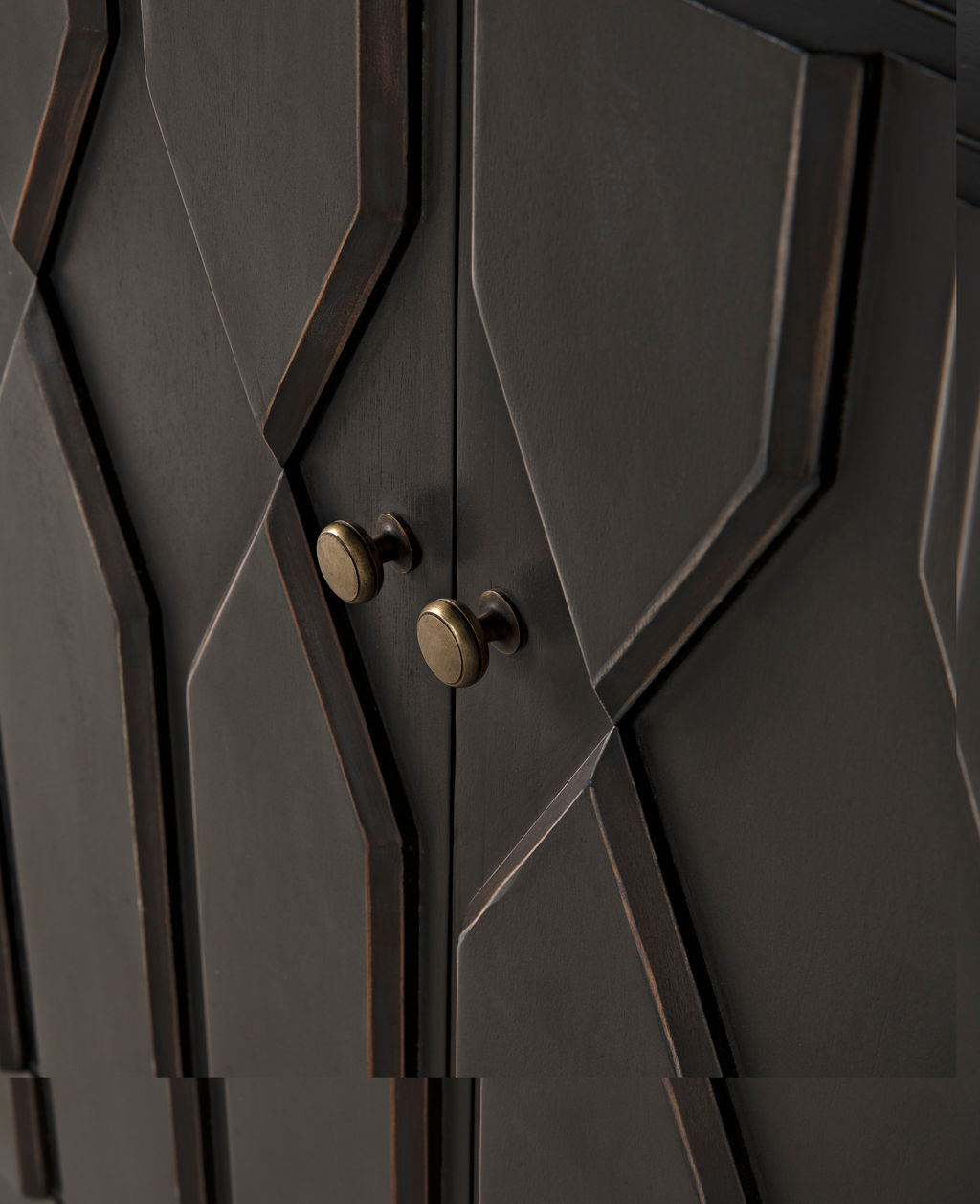 Contemporary Sideboard, Pale Rubbed