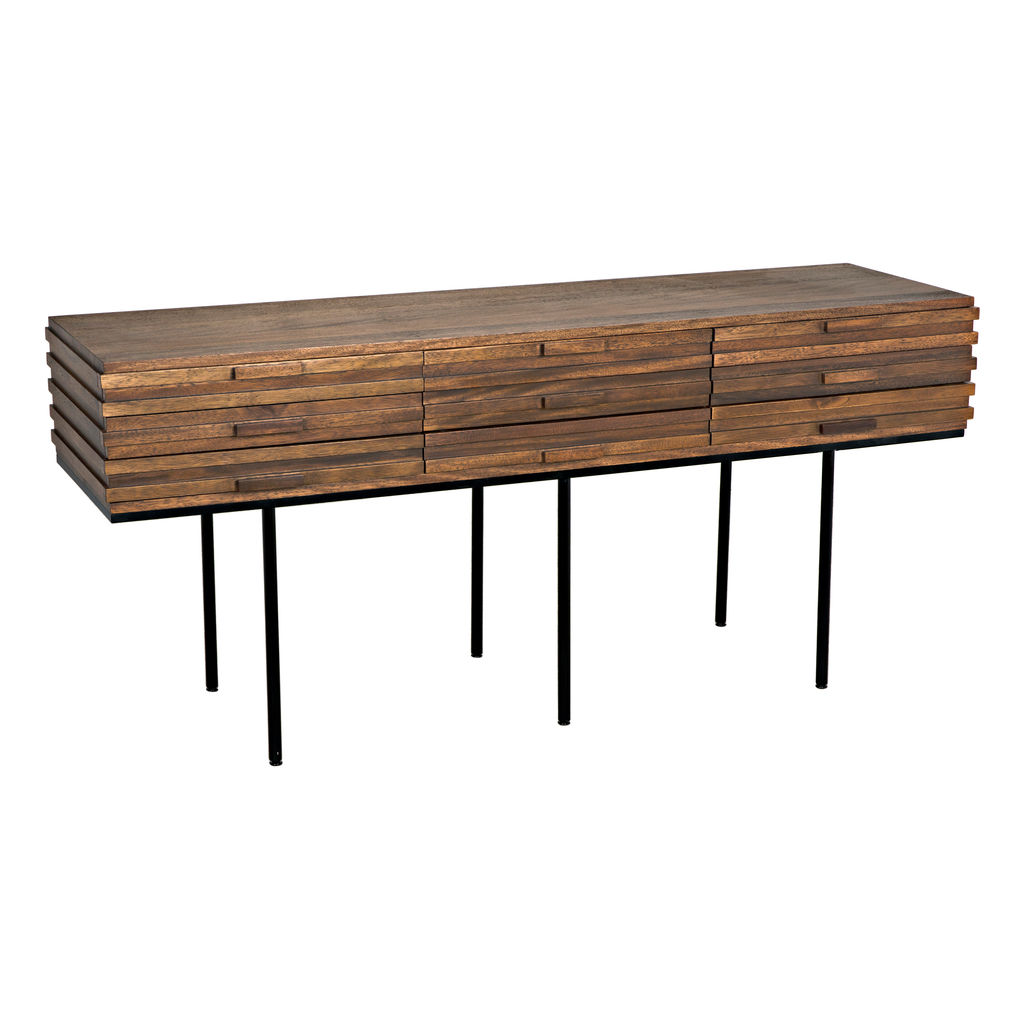 Sideboard, Dark Walnut Finish