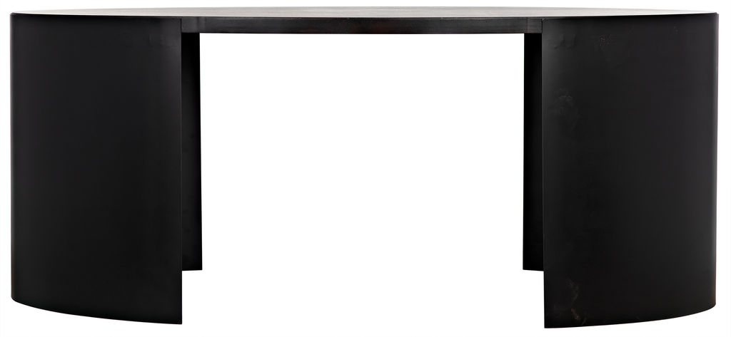 Preview image for Marigold Desk, Ebony Walnut With Black Steel