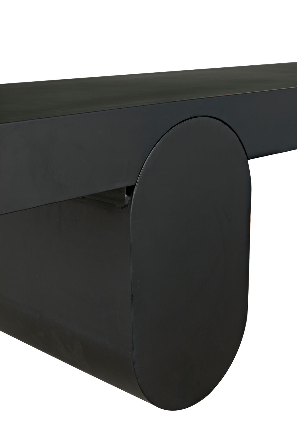 Evora Coffee Table, Black Metal