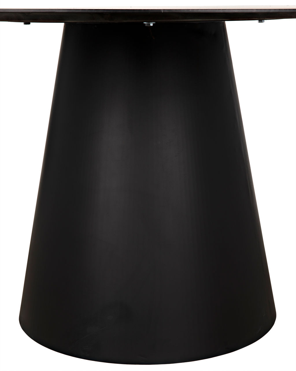 Vesuvius Dining Table, Black Steel