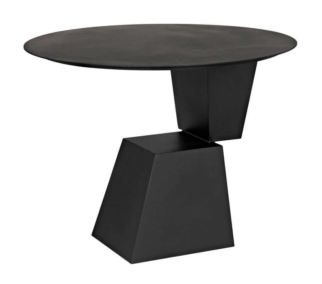 Preview image for Round Pieta Table, Black Steel