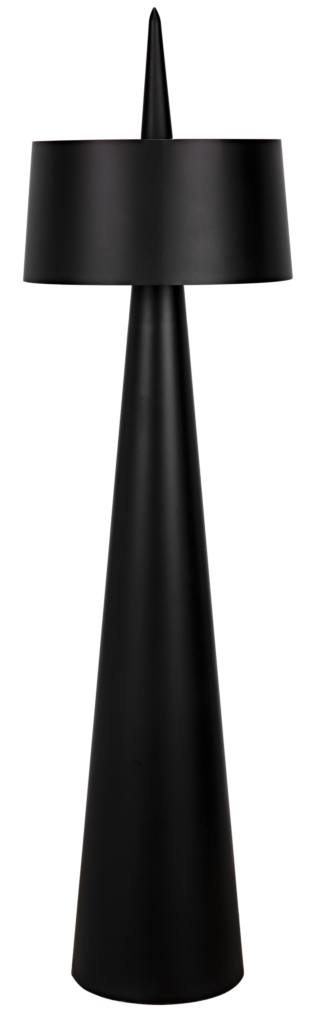 Preview image for Moray Floor Lamp, Black Steel