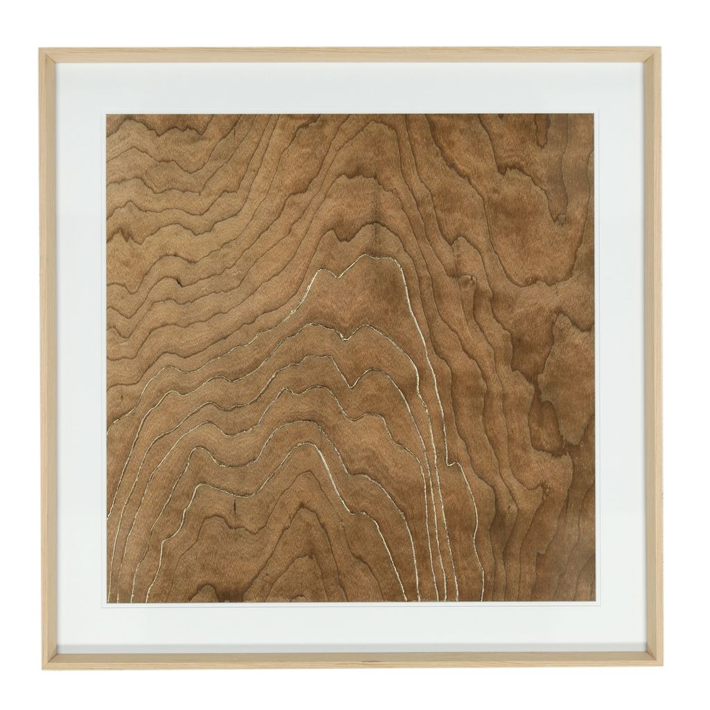 Golden Veneer Ii, 37" X 37"
