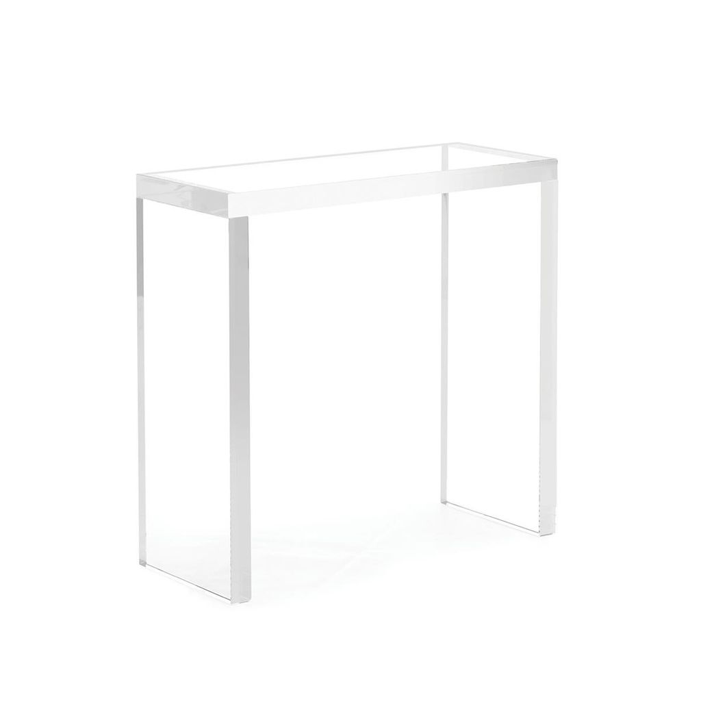 Crystal Side Table, 19.5" X 20"