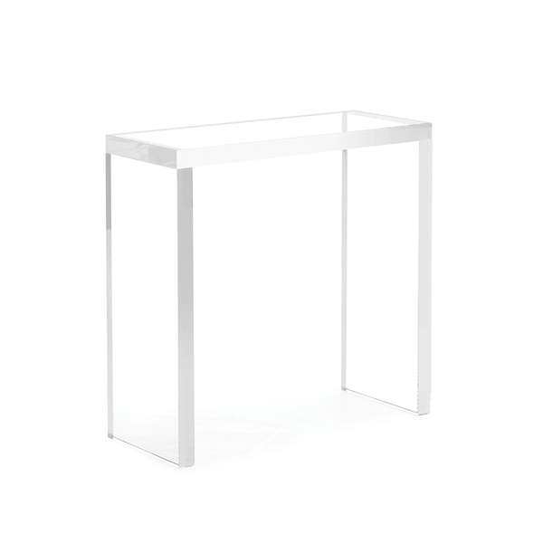 Crystal Side Table, 19.5" X 20"