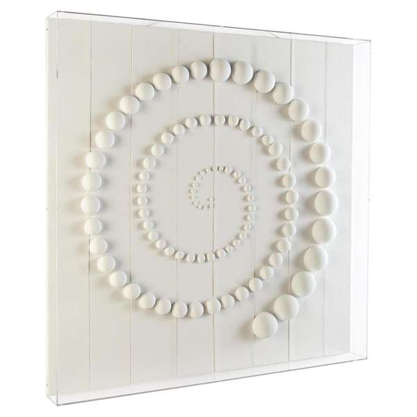 Pearl Spiral Ii, 36" X 36"