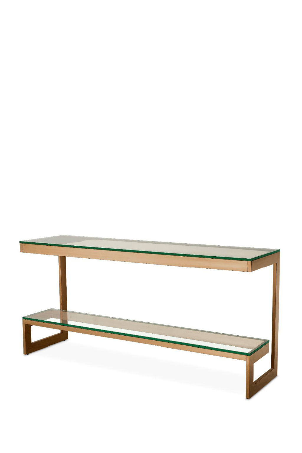 Brushed Brass Console Table