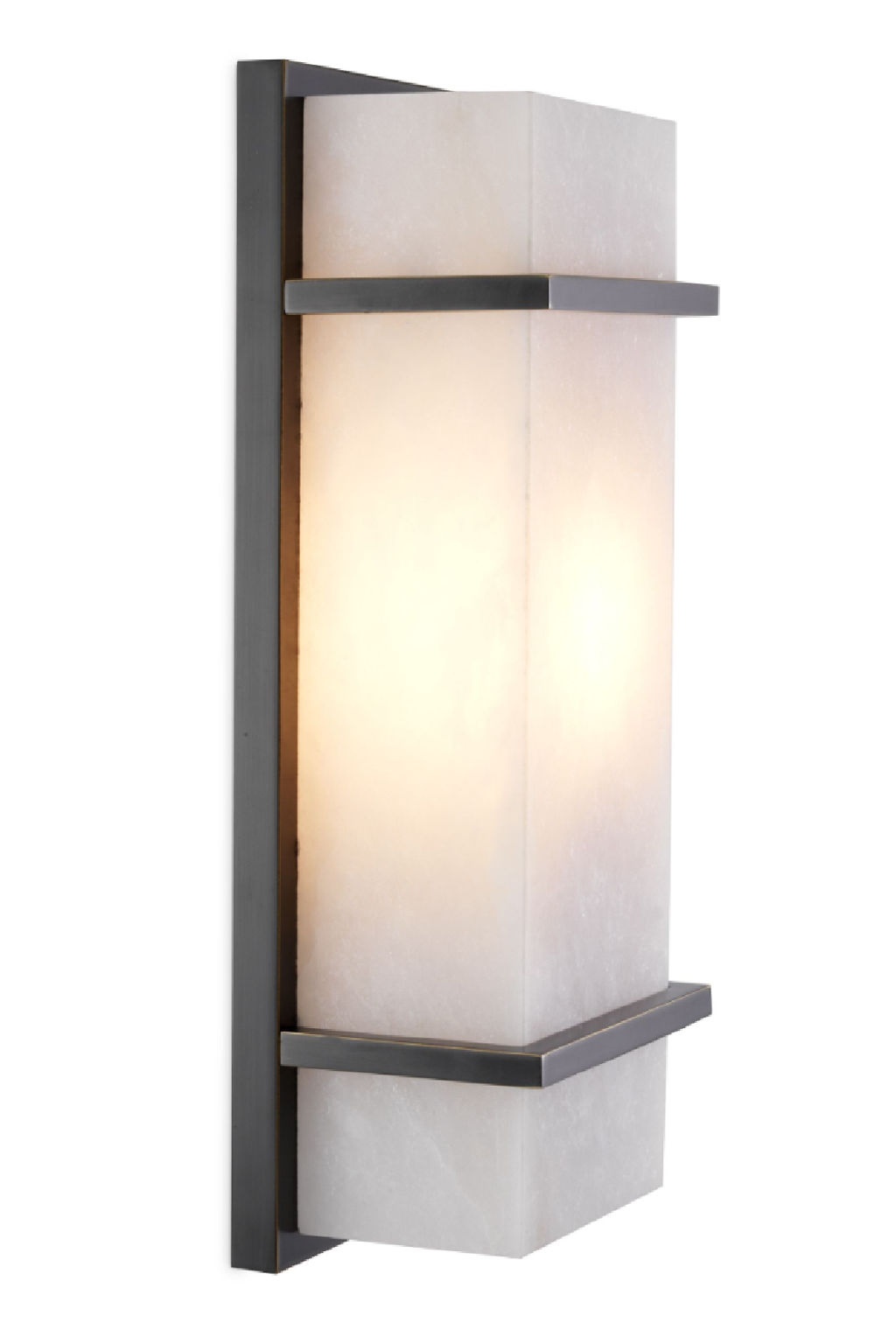 Alabaster Bronze Wall Lamp S