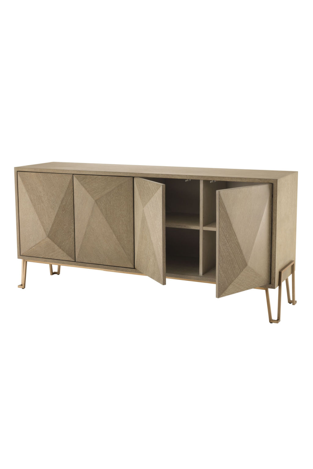 Mid-Century Modern Media Cabinet