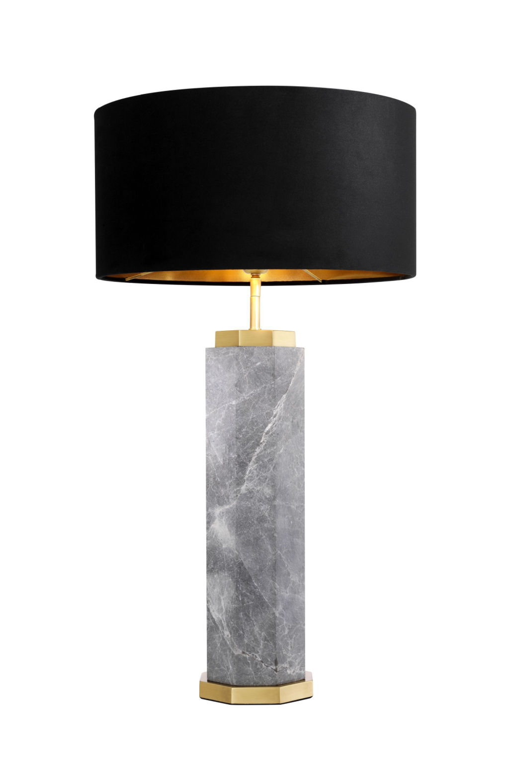 Preview image for Gray Marble Table Lamp
