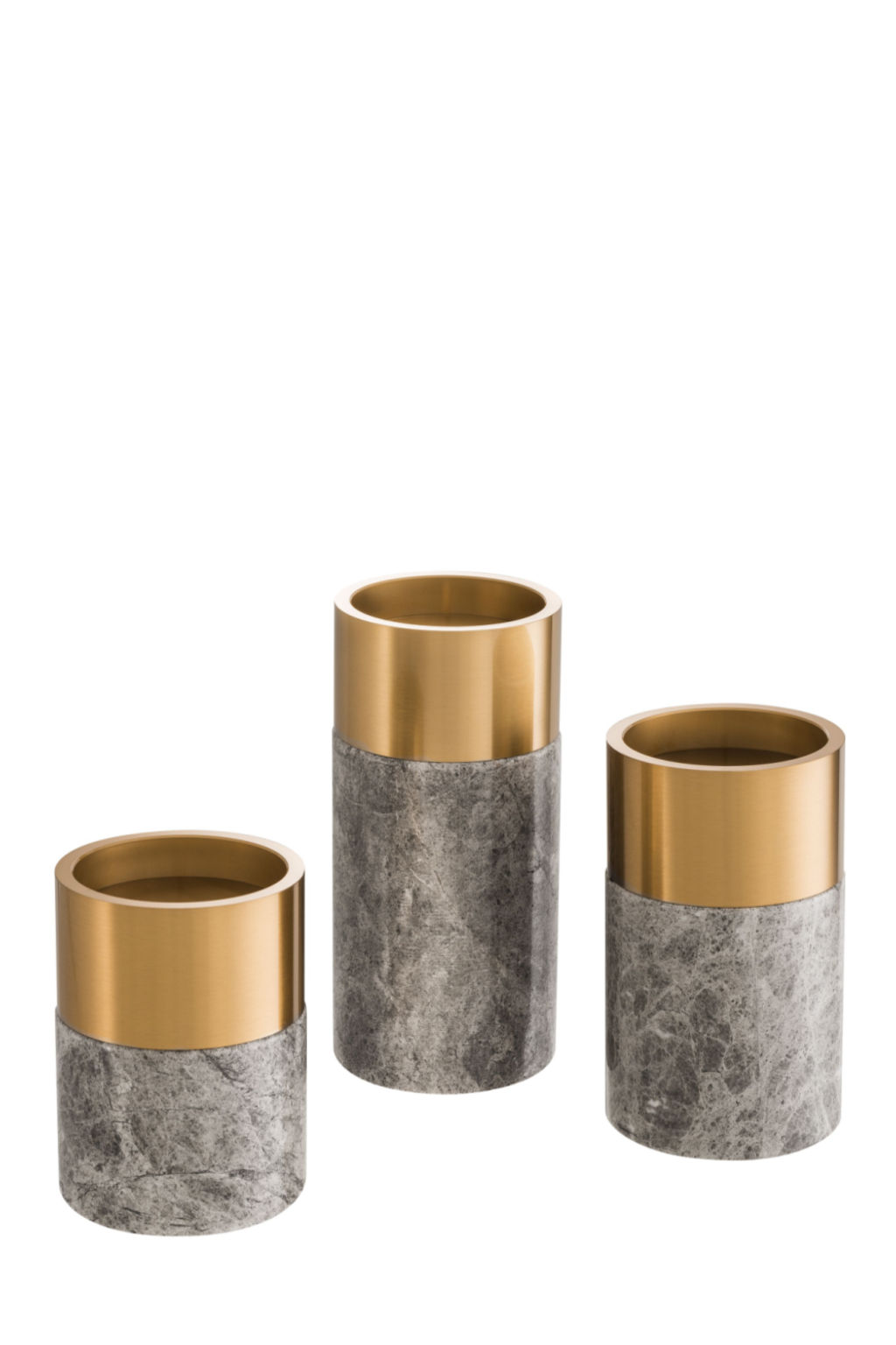 Marble Candle Holder Set