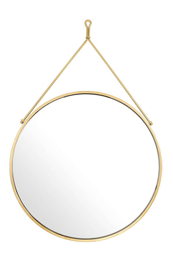 Gold Hook Wall Mirror