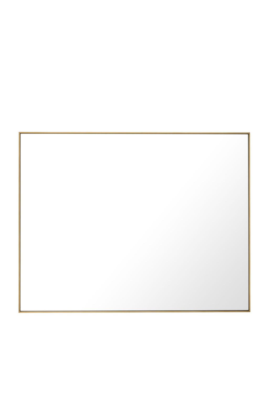 Preview image for Brass Rectangular Mirror