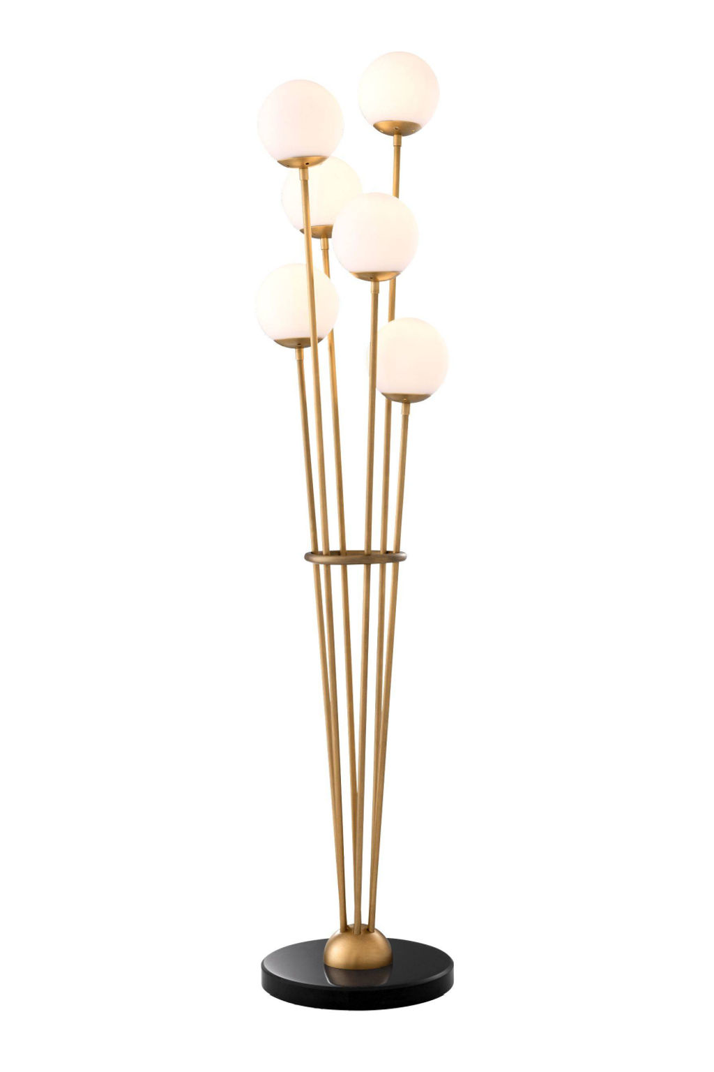 Preview image for Brass Globe Floor Lamp