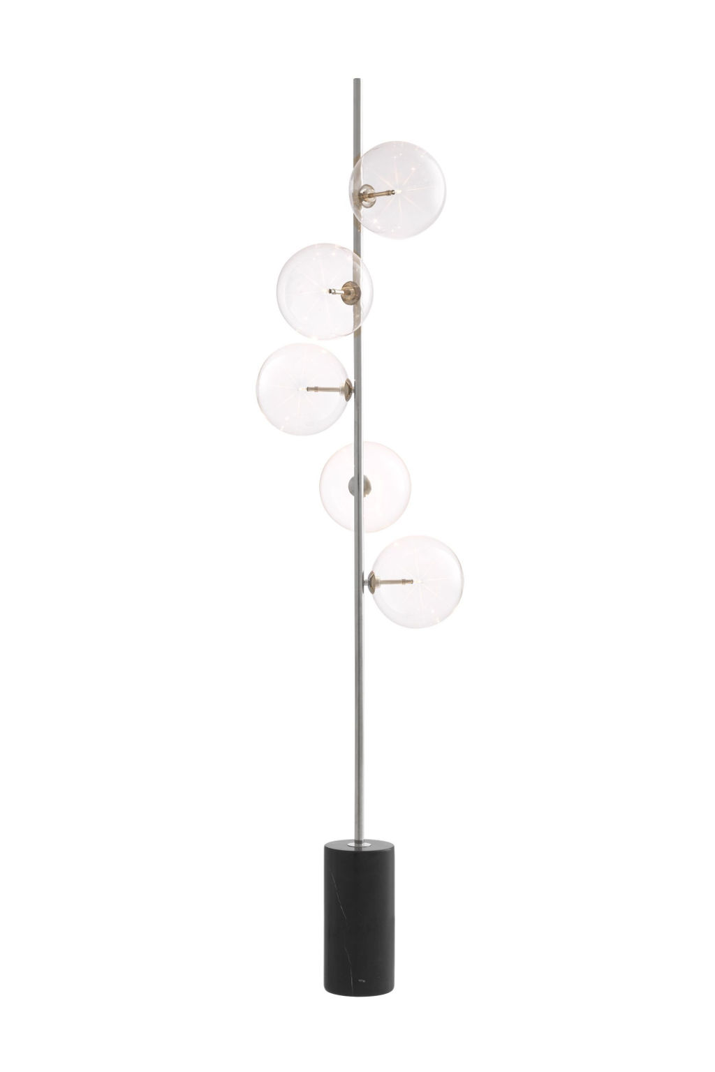 Preview image for 5 Globe Black Marble Floor Lamp