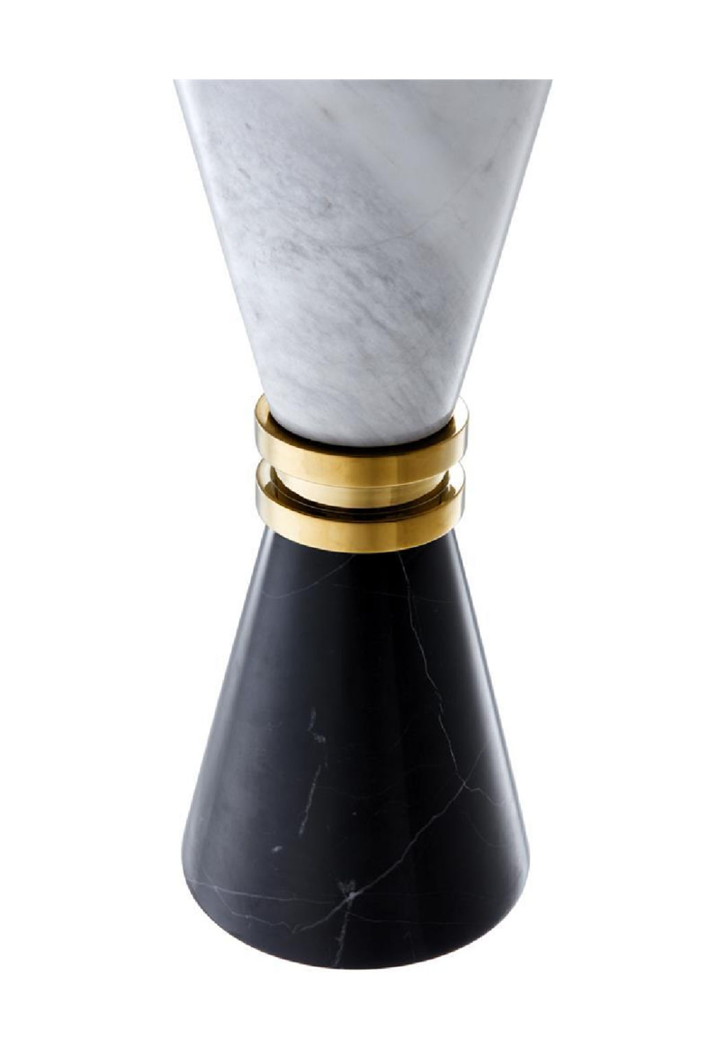 Marble Hourglass Candle Holder