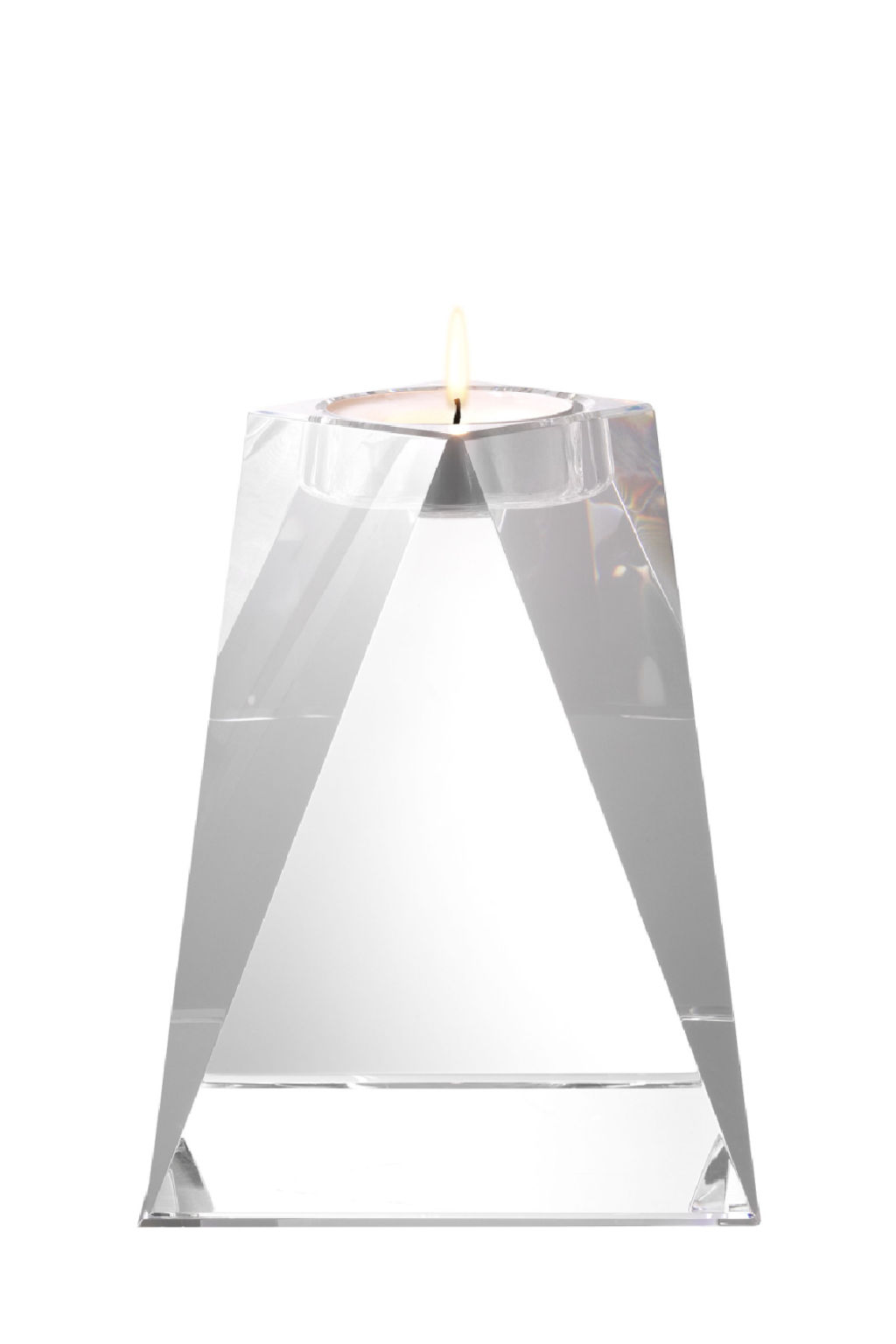 Crystal Glass Candle Holder