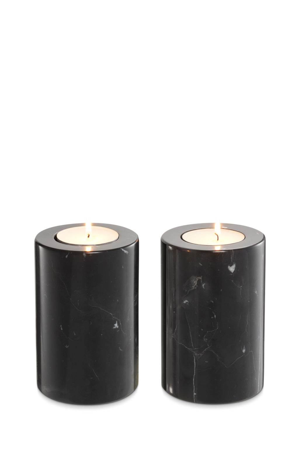 Preview image for Black Marble Candle Holders 2