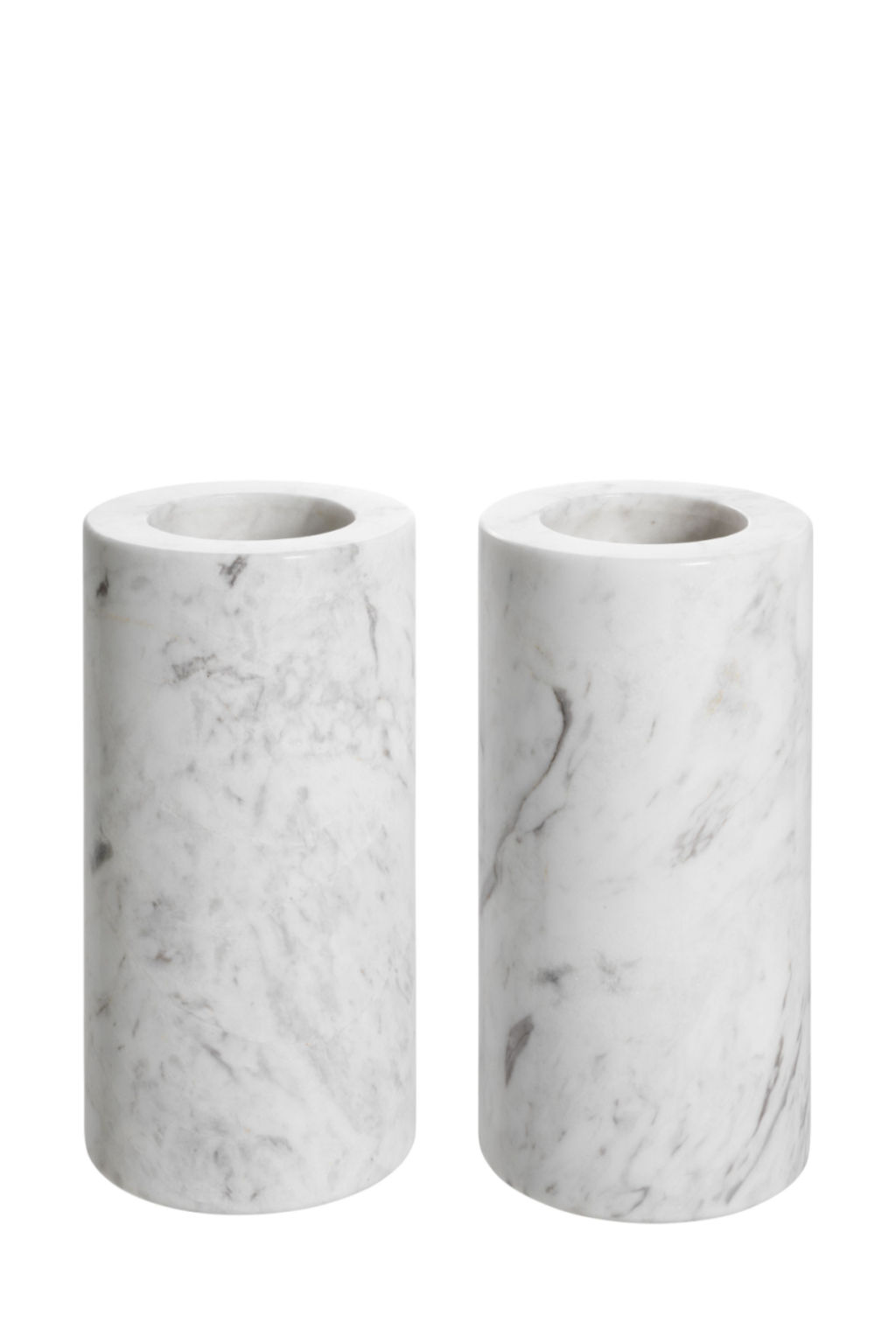 White Marble Tealight Holders 2