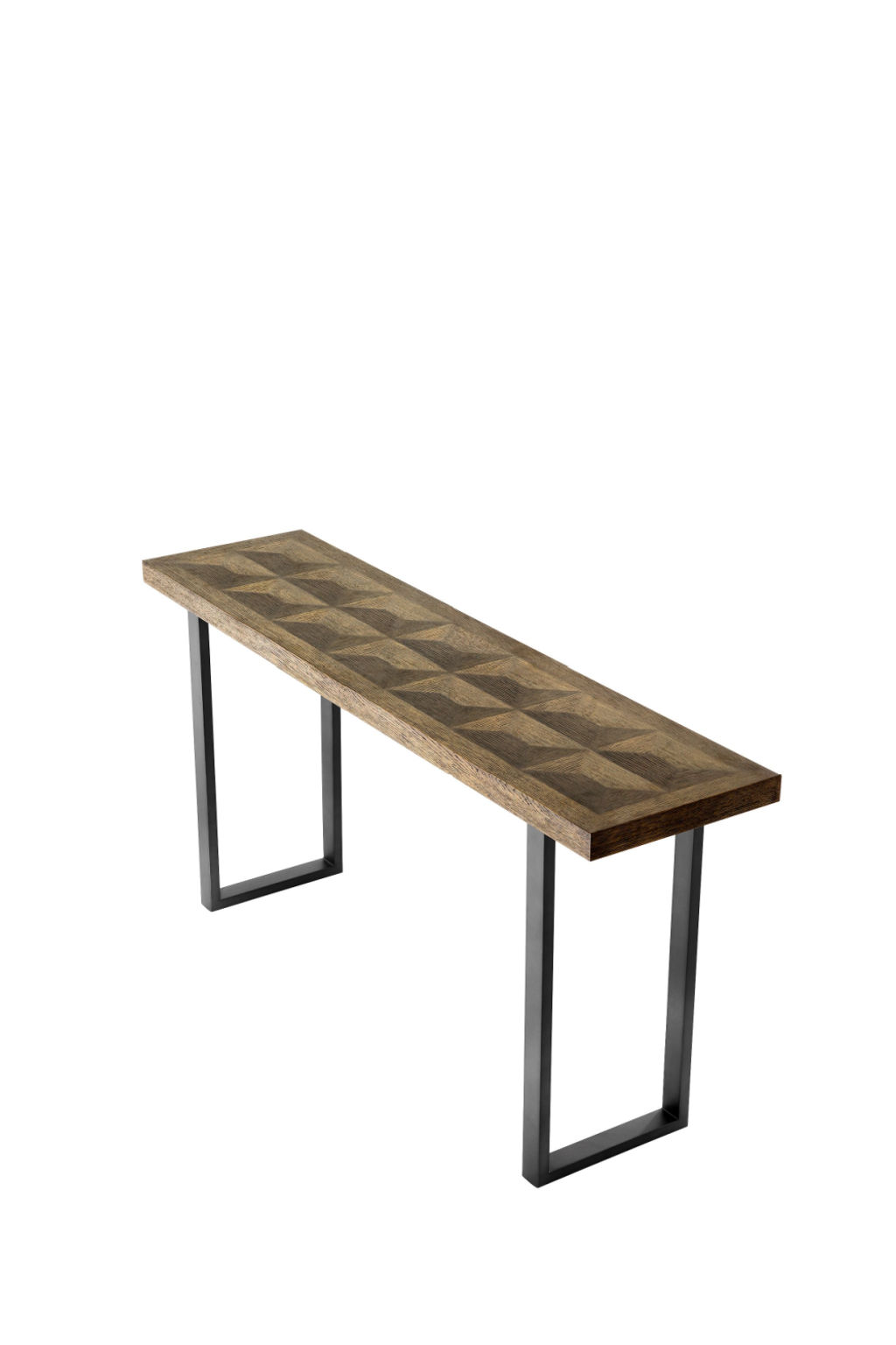 Bronze Oak Console Table