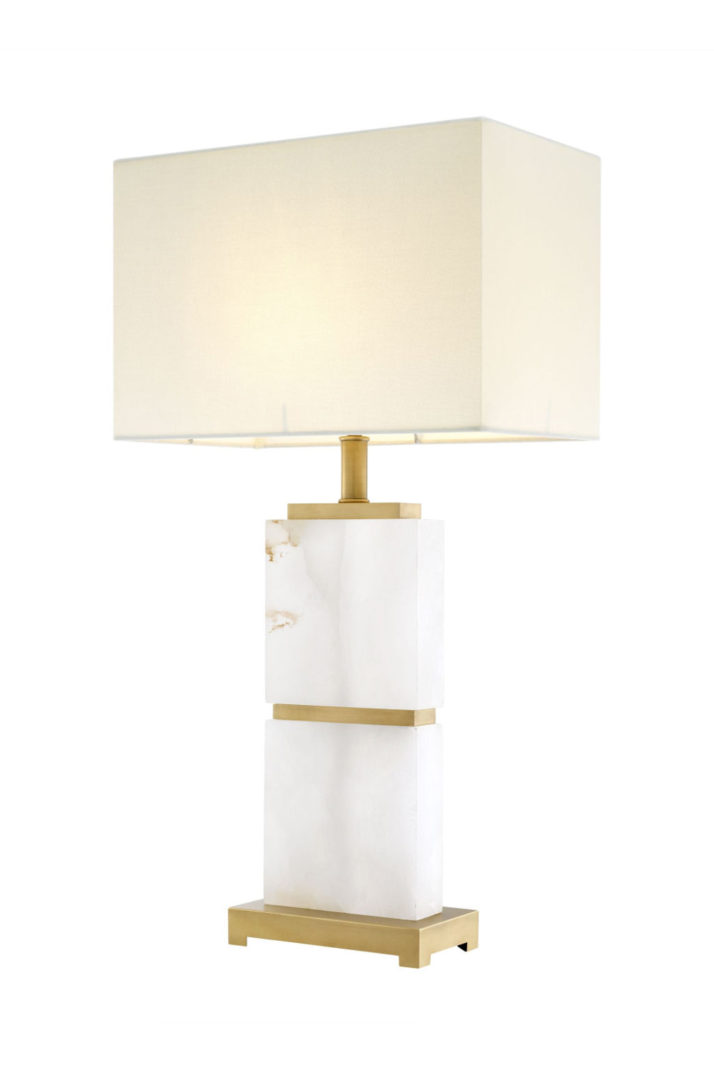 Alabaster White Marble Table Lamp