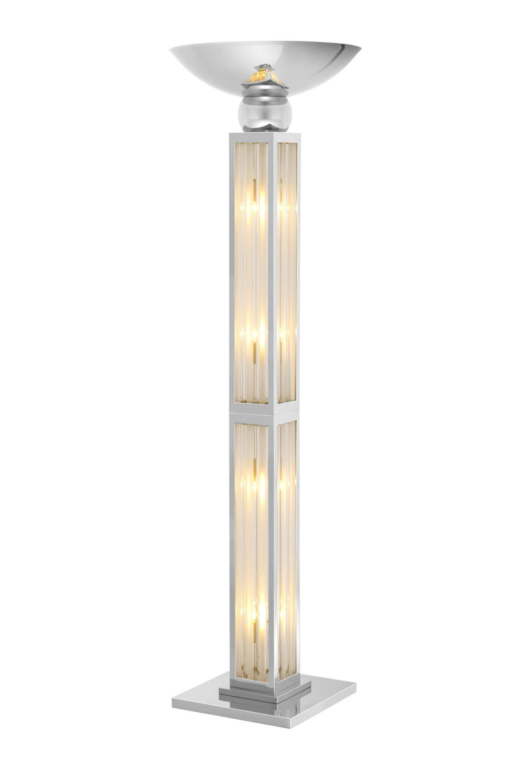 Silver Torch Floor Lamp