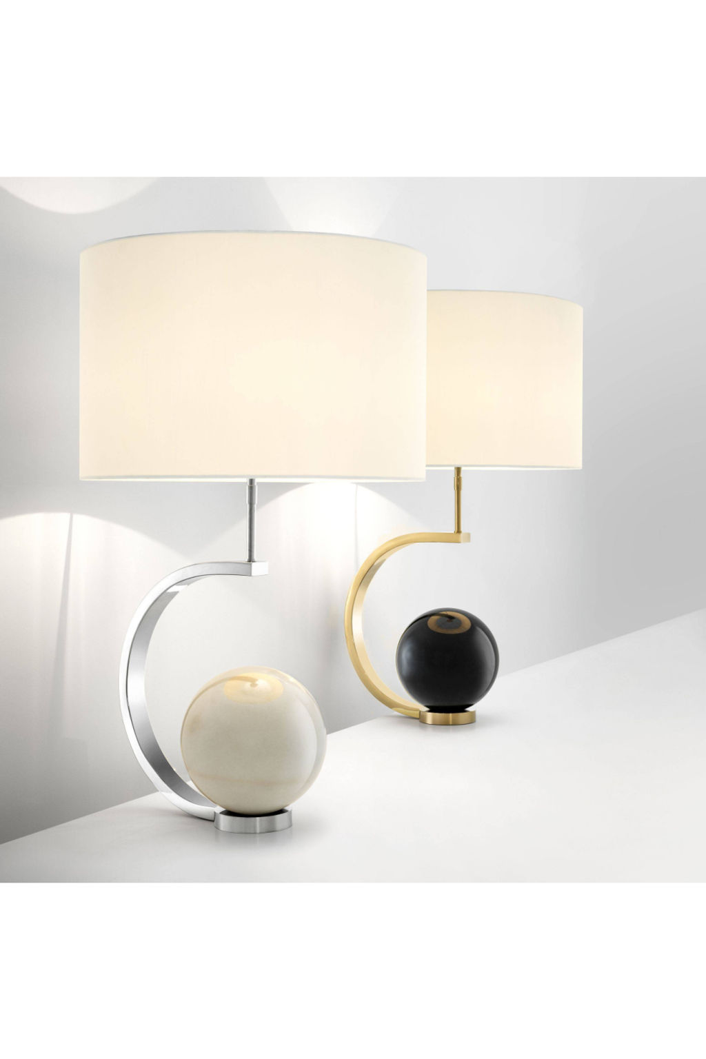 White Marble Table Lamp | Eichholtz Luigi