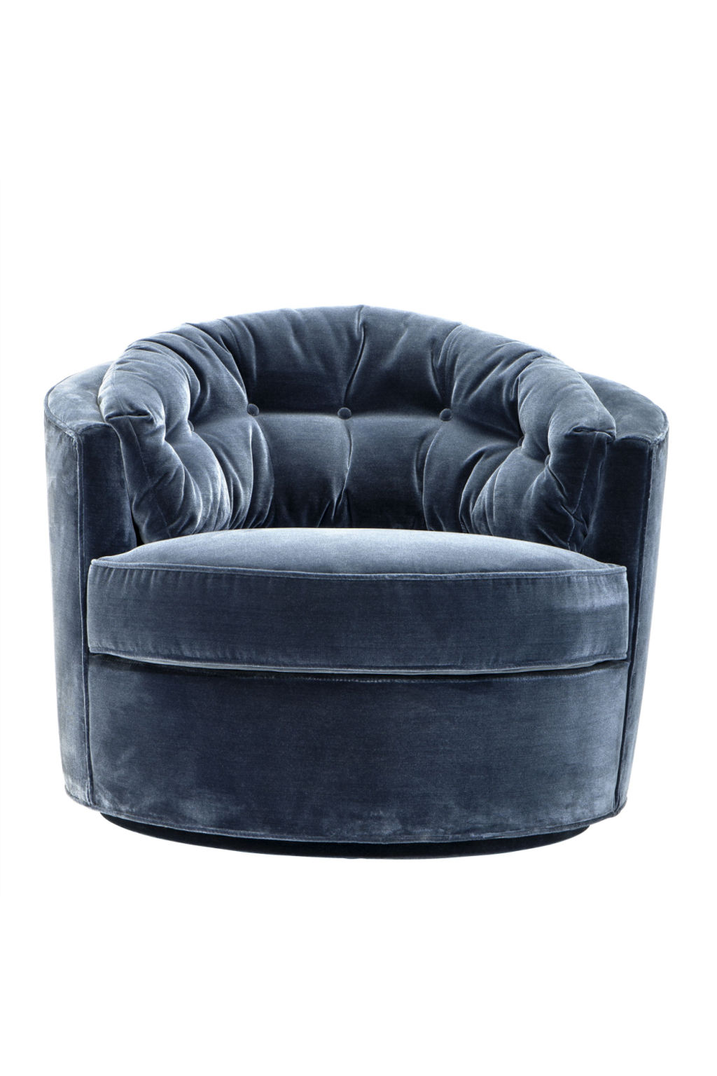 Preview image for Blue Round Art Deco Chair