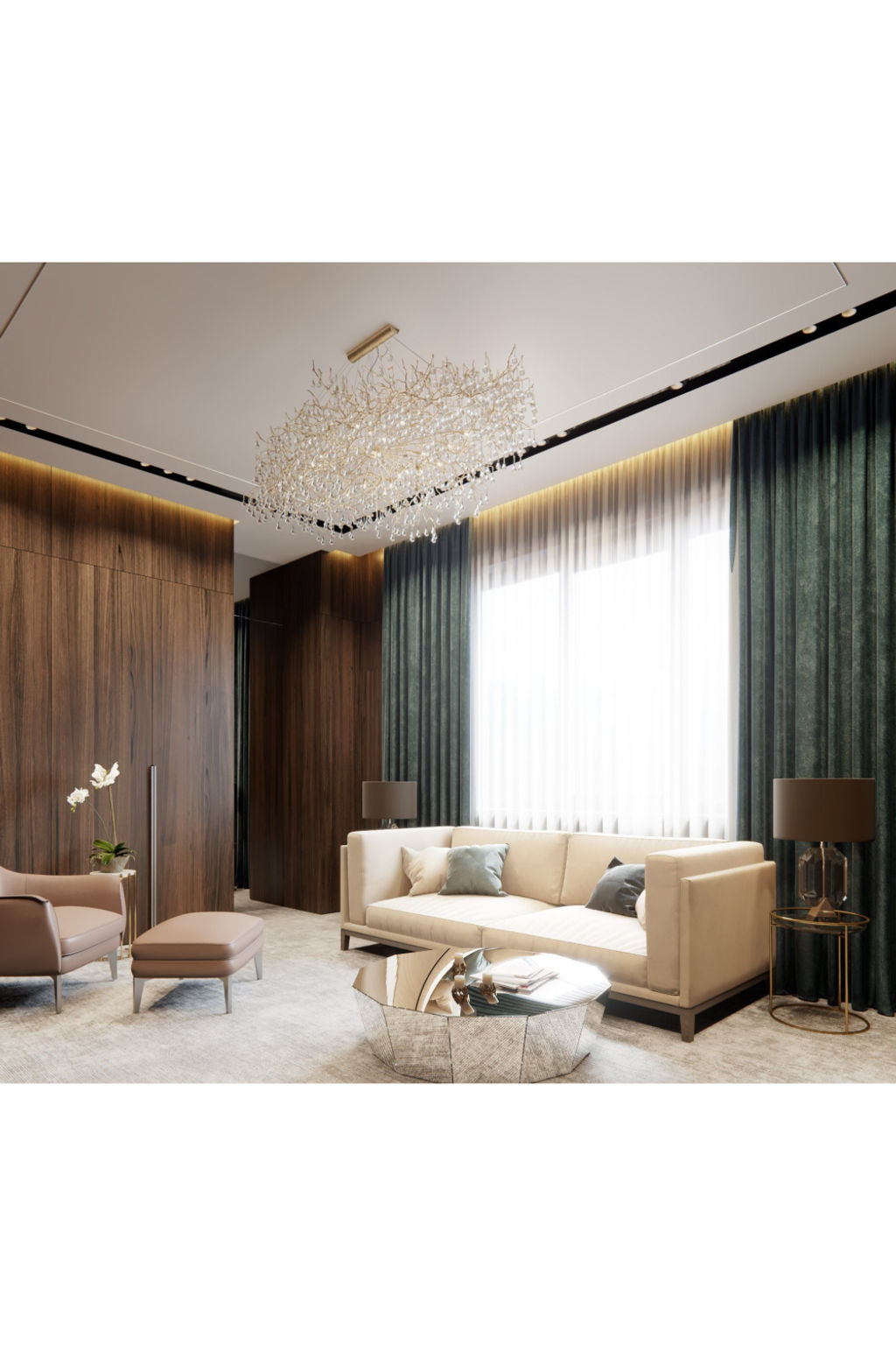 Emerald Diamond Table Lamp