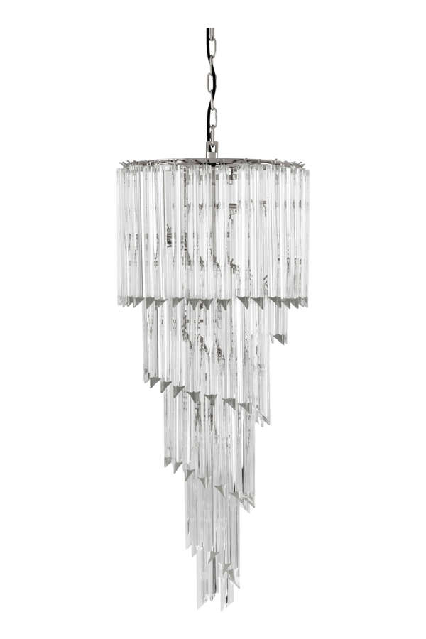 Spiral Crystal Chandelier