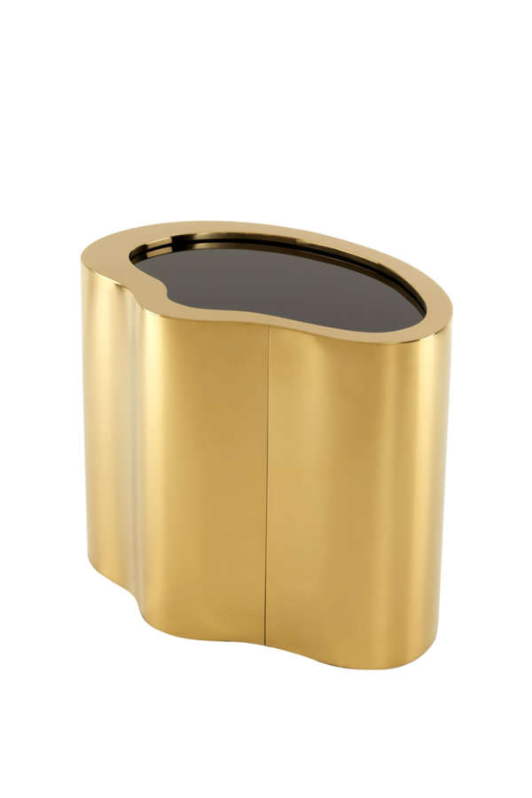 Gold & Black Side Table