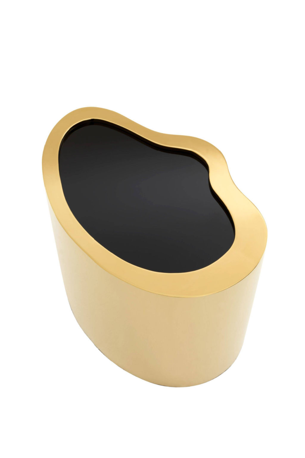 Gold & Black Side Table