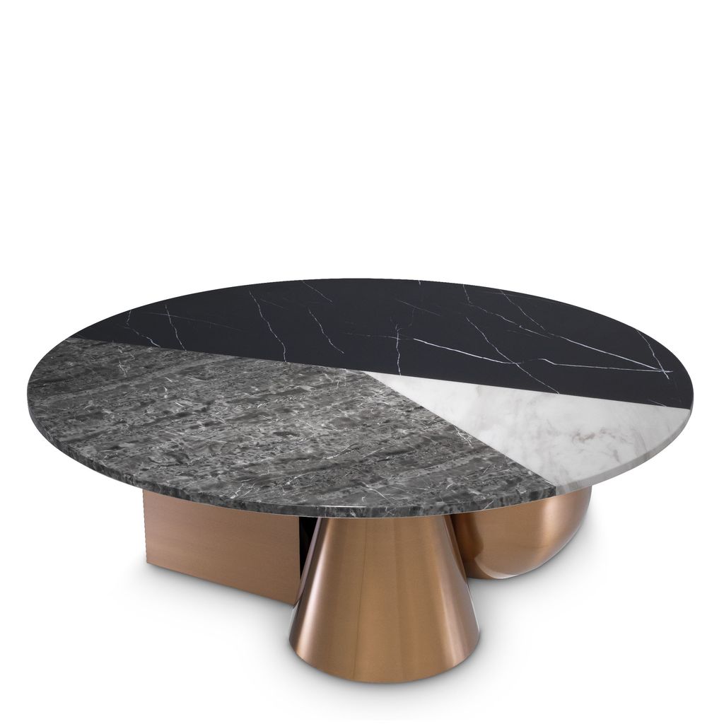Preview image for Coffee Table, Brushed Copper Finish