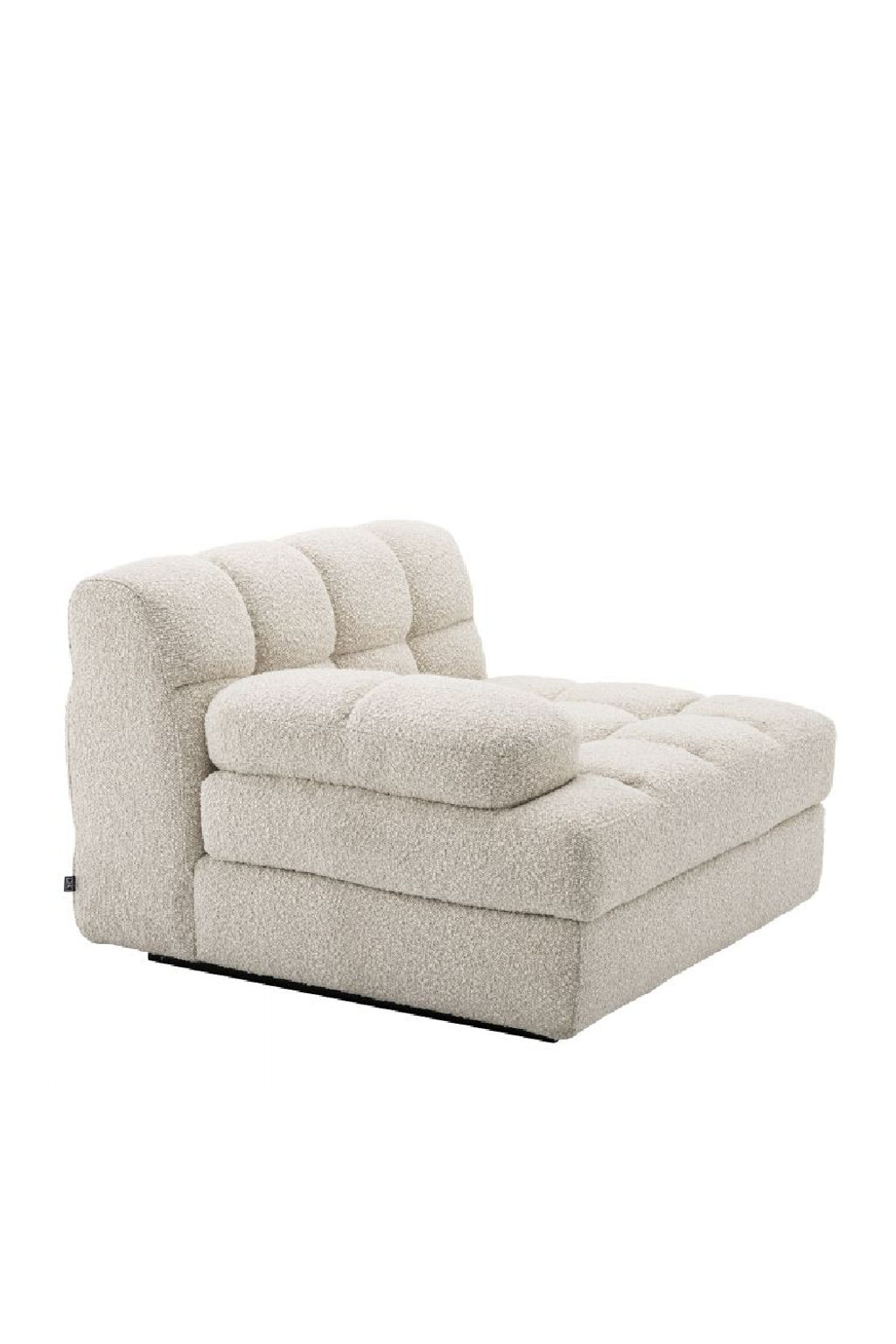 Cream Bouclã Left Corner Sofa Eichholtz Dean