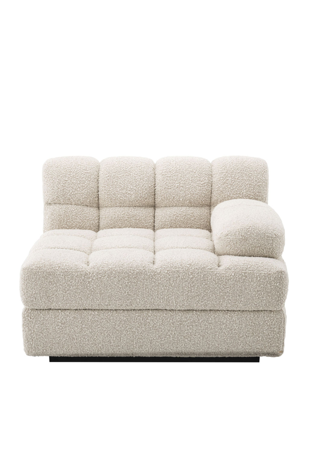 Cream Bouclã Right Corner Sofa Eichholtz Dean
