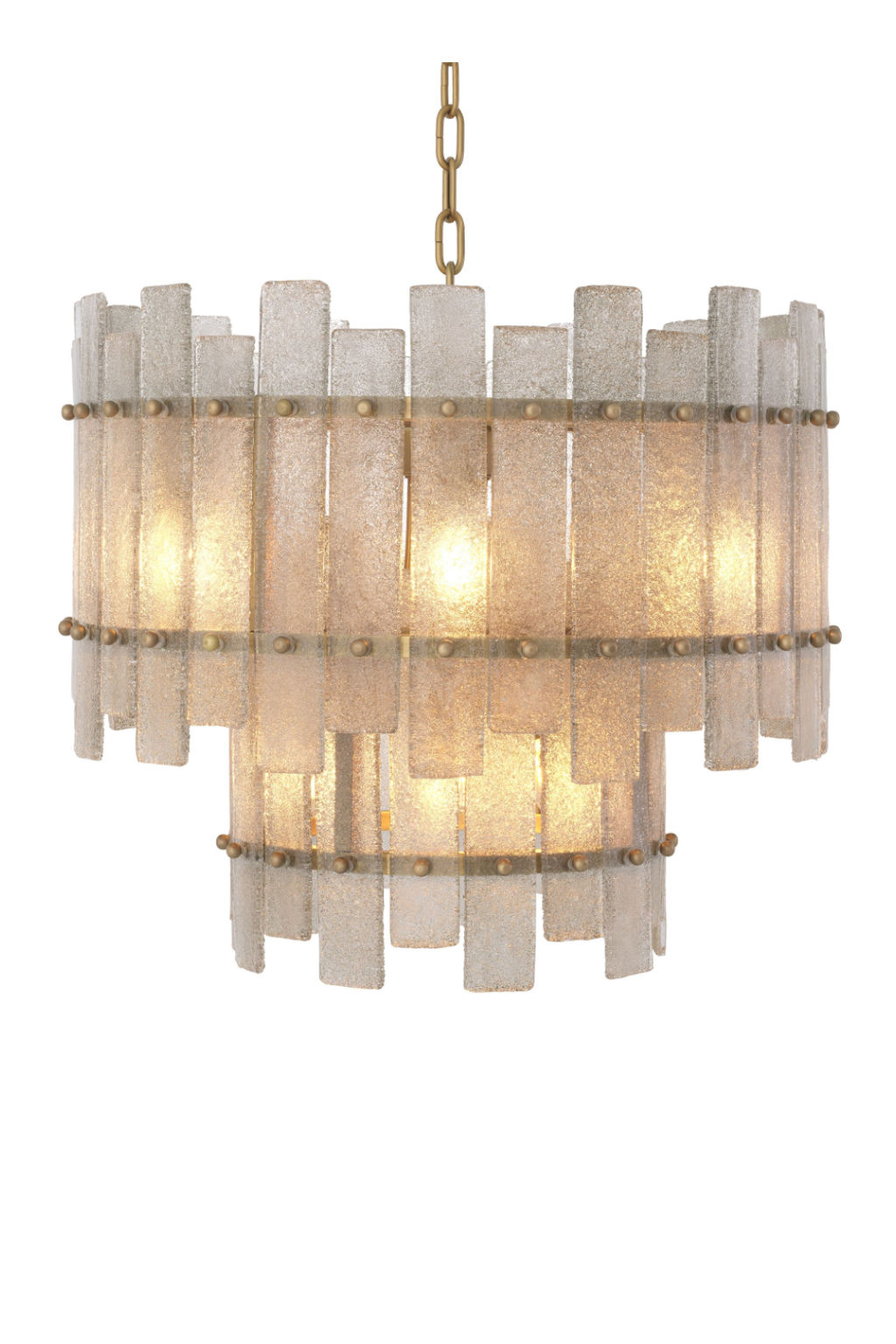 Preview image for Frosted Hand-Blown Glass Chandelier Eichholtz Caprera