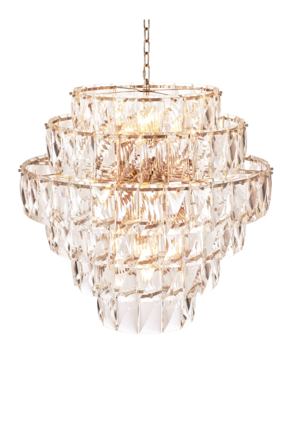 Glass Layered Chandelier Eichholtz Amazone L